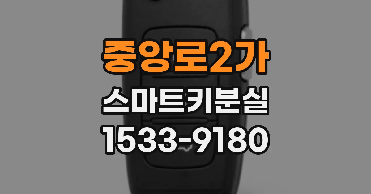 중앙로2가 스마트키분실