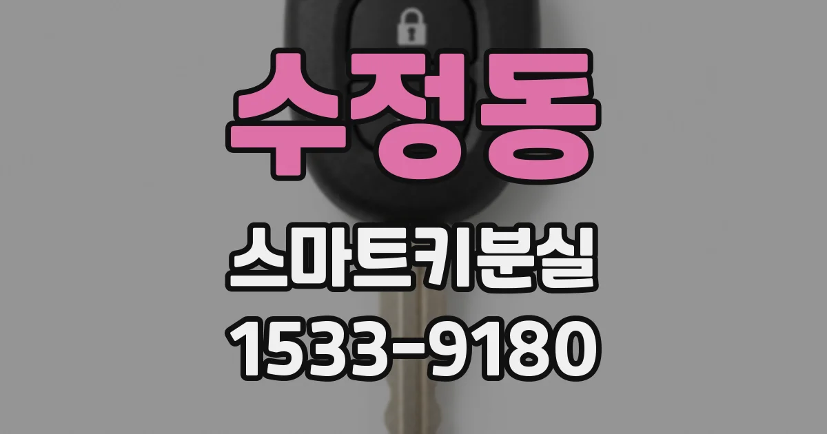 수정동 스마트키분실