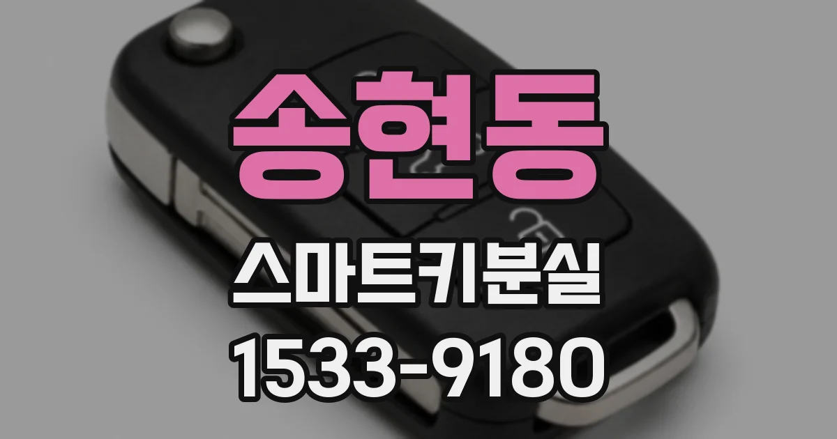 송현동 스마트키분실