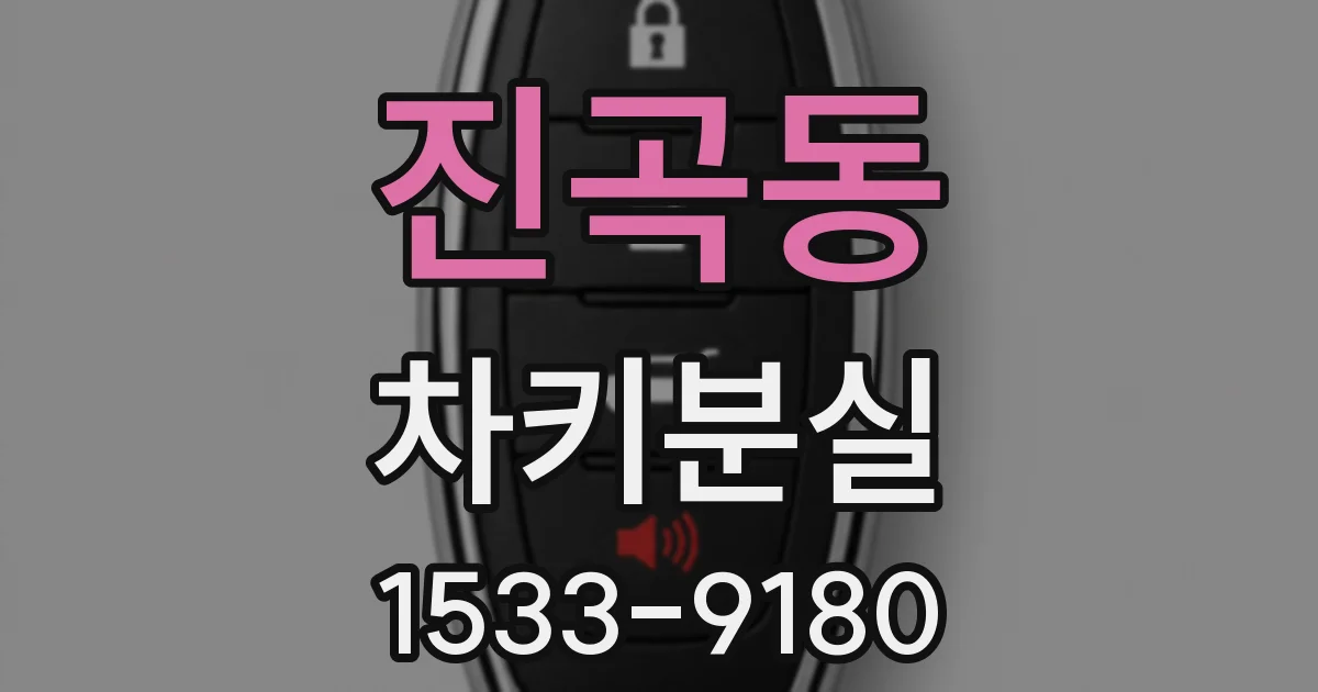 진곡동 차키분실