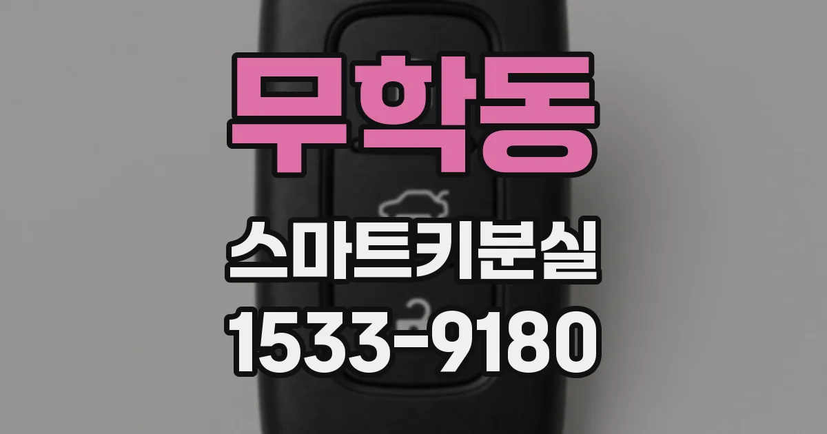 무학동 스마트키분실