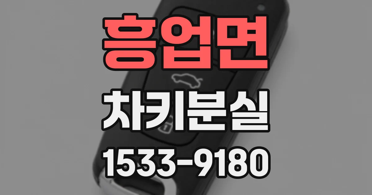 흥업면 차키분실