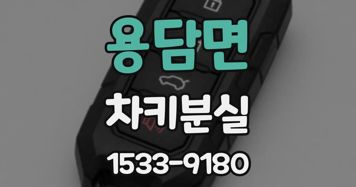 용담면 차키분실