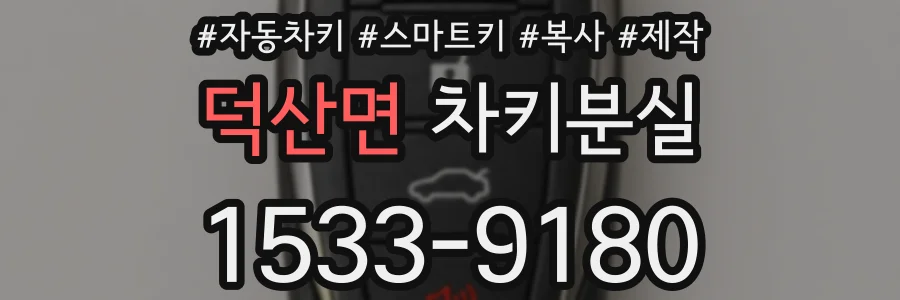 덕산면 차키분실