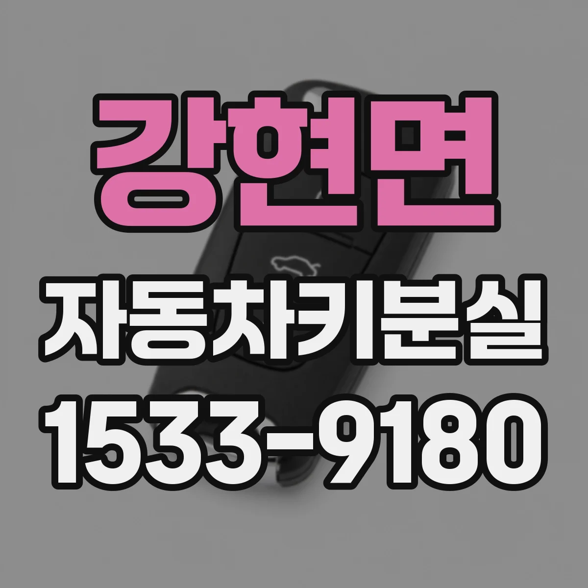 강현면 자동차키분실
