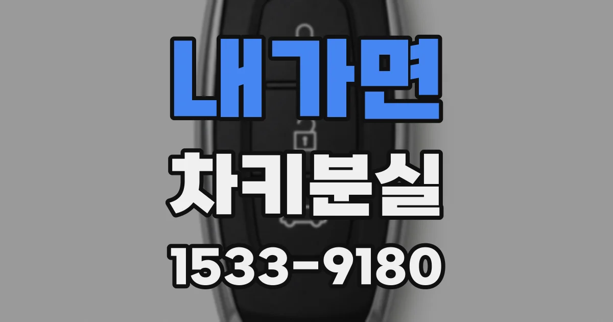 내가면 차키분실