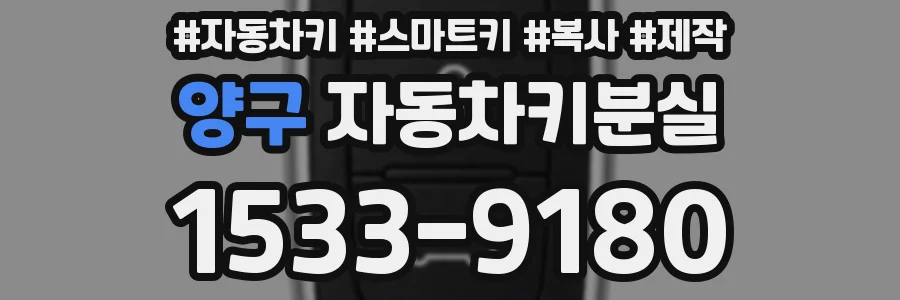 양구 자동차키분실