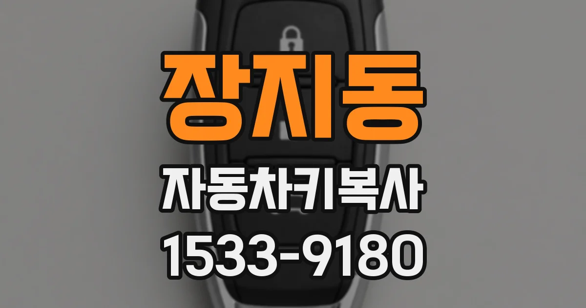 장지동 자동차키복사