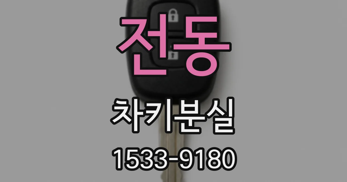 전동 차키분실