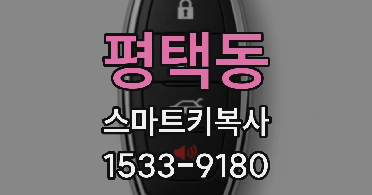 평택동 스마트키복사
