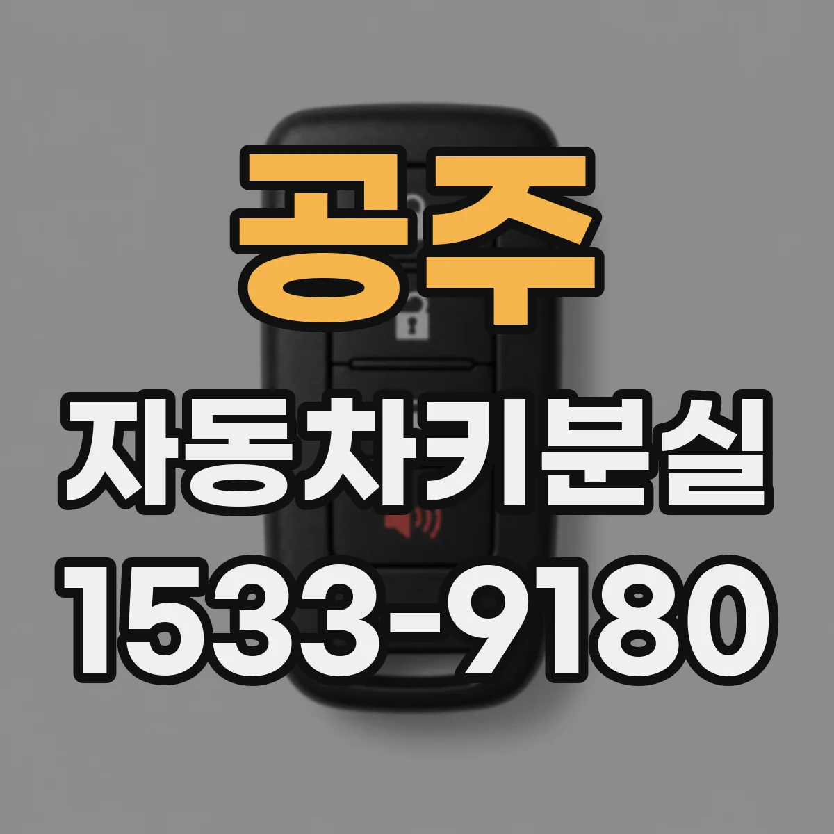 공주 자동차키분실