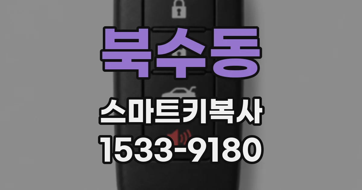 북수동 스마트키복사