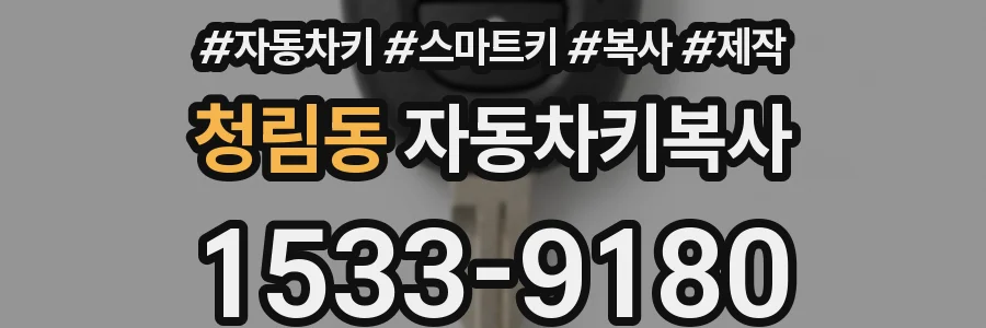 청림동 자동차키복사