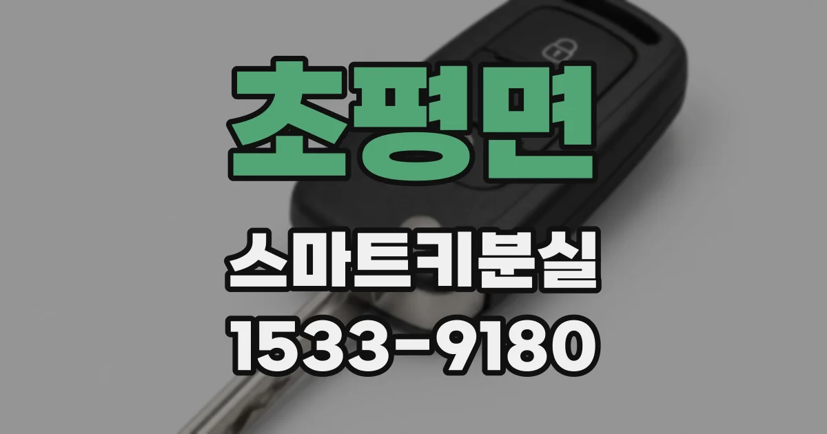 초평면 스마트키분실