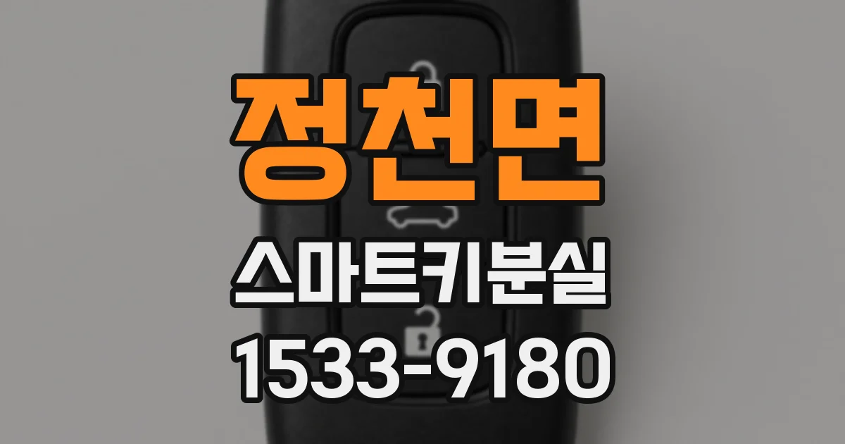 정천면 스마트키분실