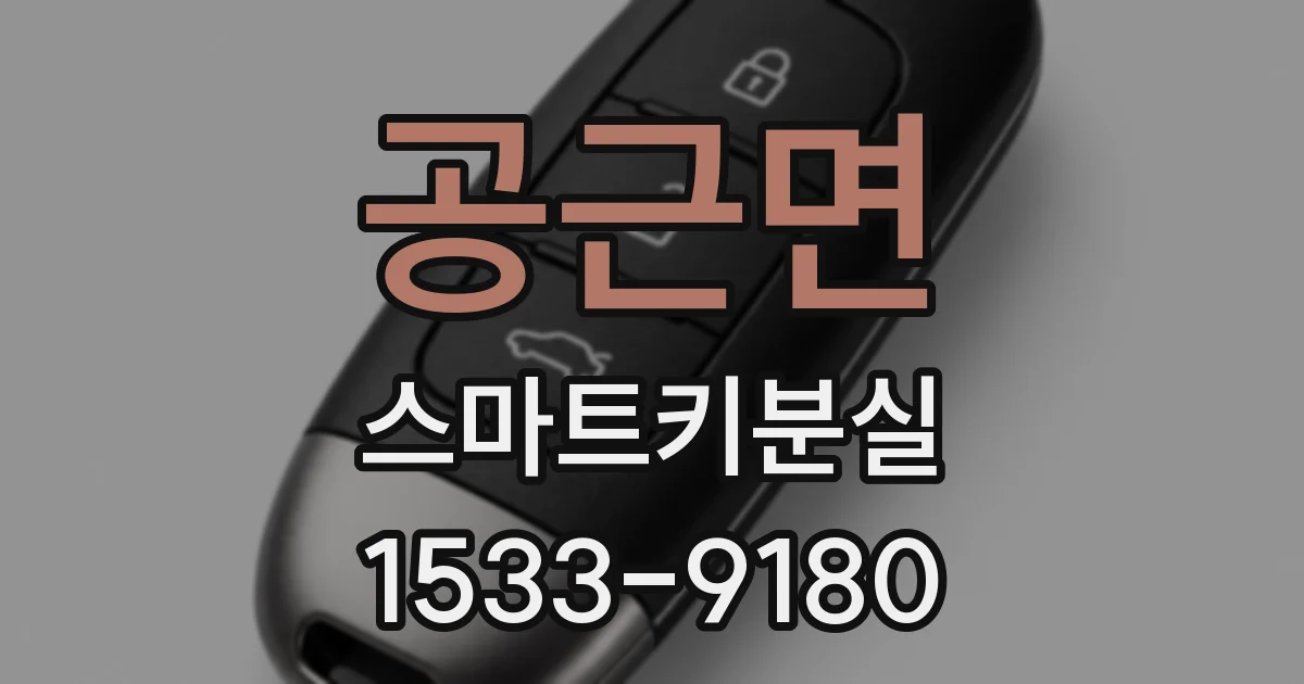 공근면 스마트키분실