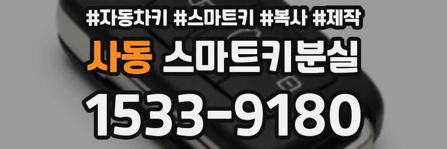 사동 스마트키분실