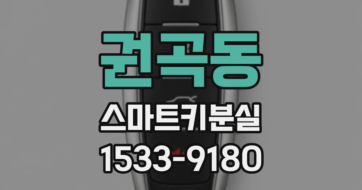 권곡동 스마트키분실