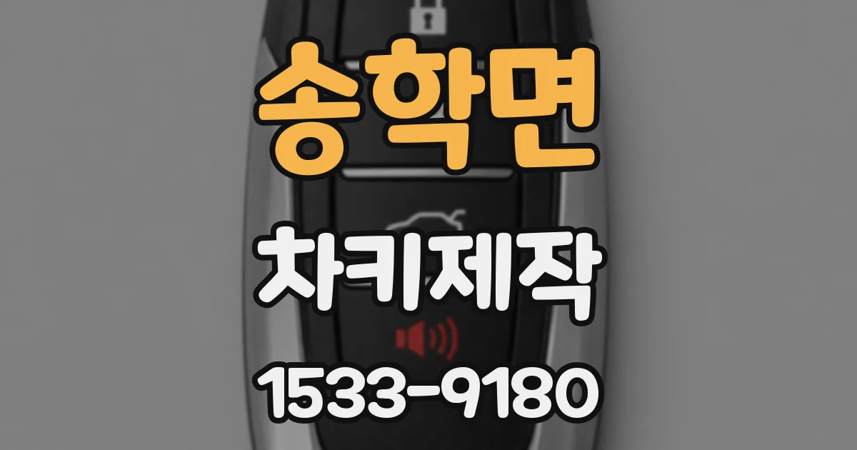 송학면 차키제작