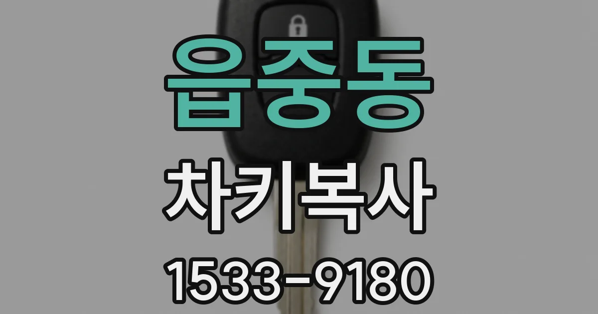 읍중동 차키복사