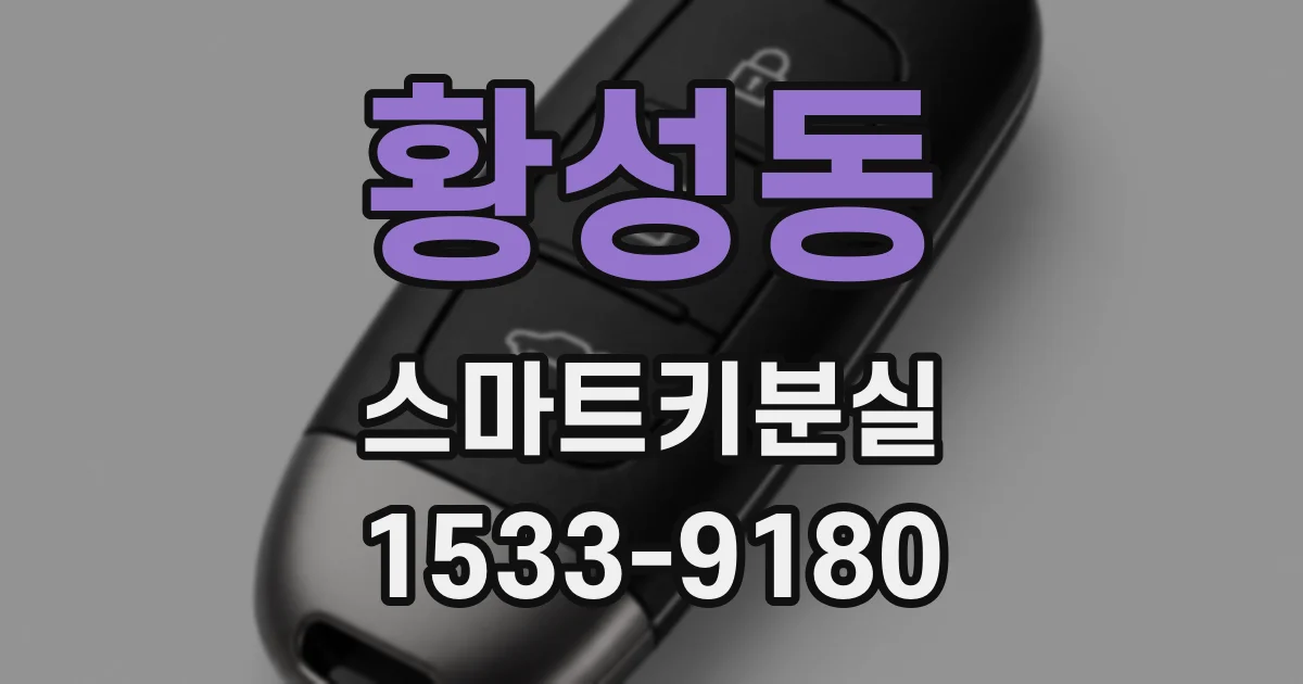 황성동 스마트키분실