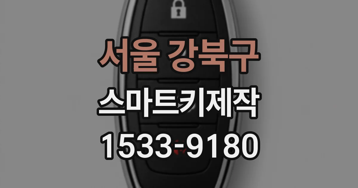 서울 강북구 스마트키제작