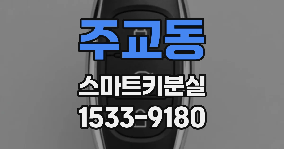 주교동 스마트키분실