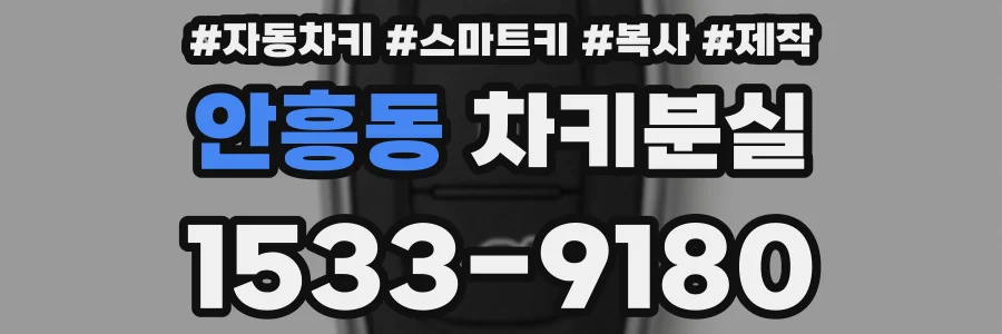 안흥동 차키분실