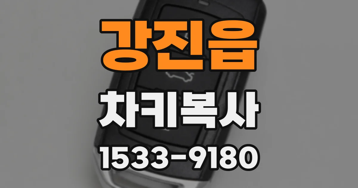 강진읍 차키복사