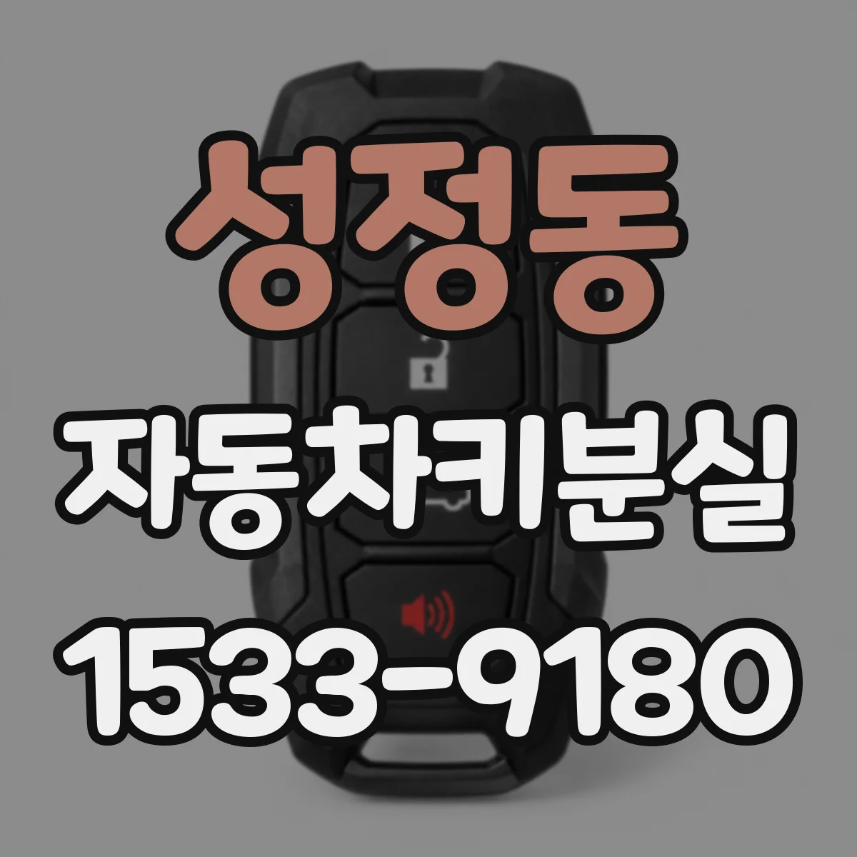 성정동 자동차키분실