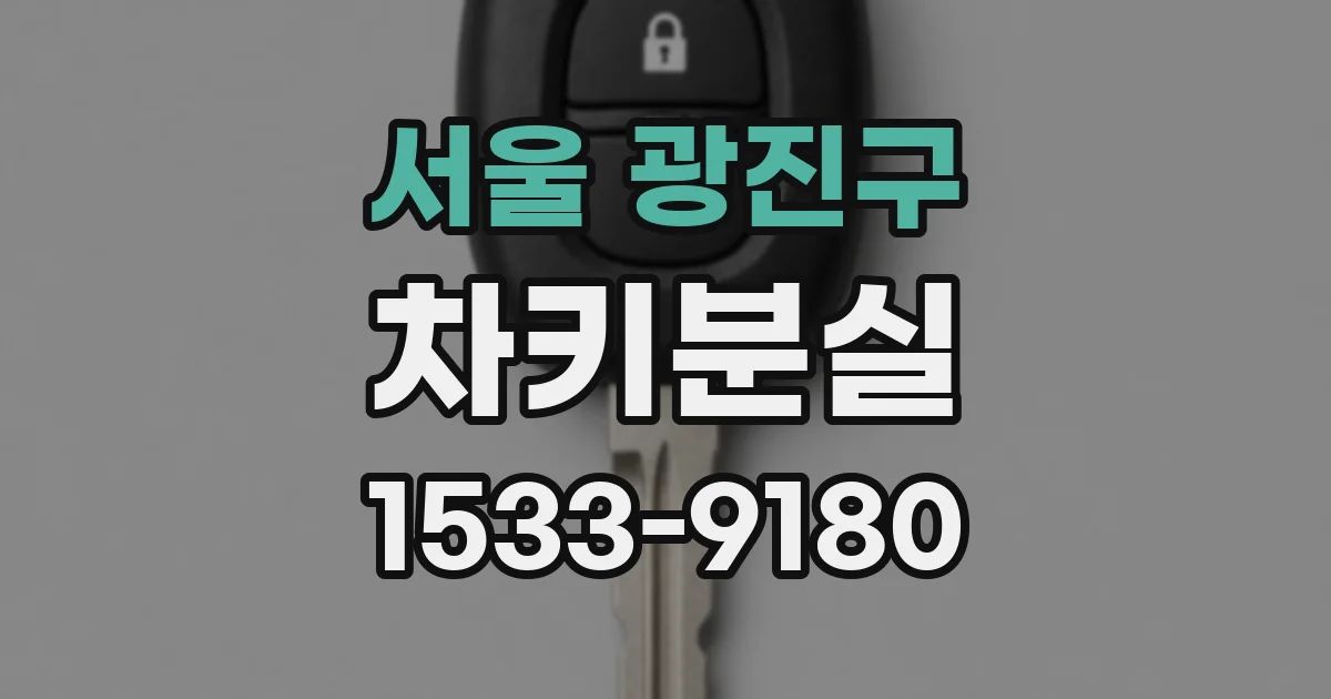 서울 광진구 차키분실
