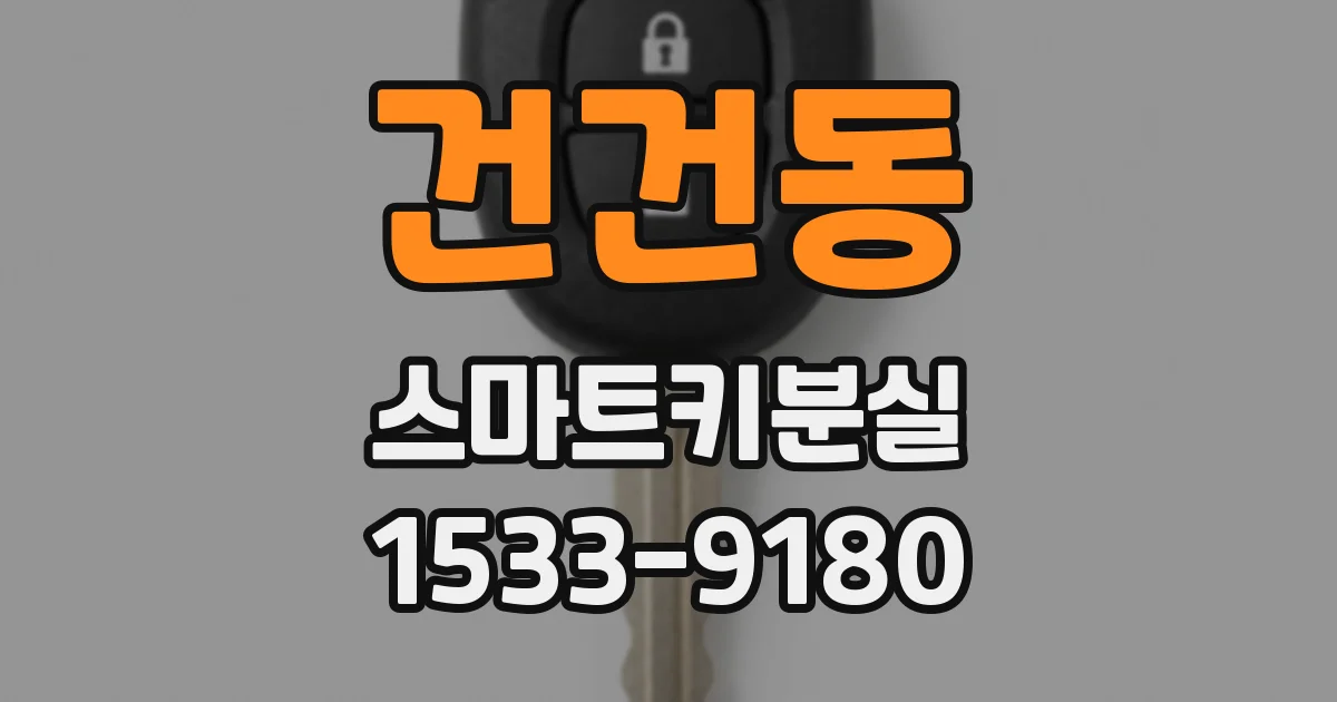 건건동 스마트키분실