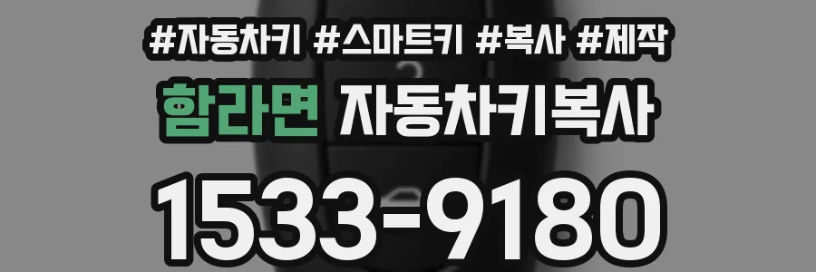 함라면 자동차키복사