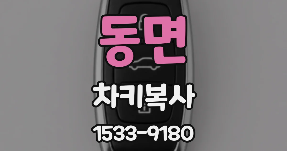 동면 차키복사