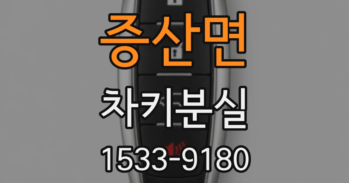 증산면 차키분실