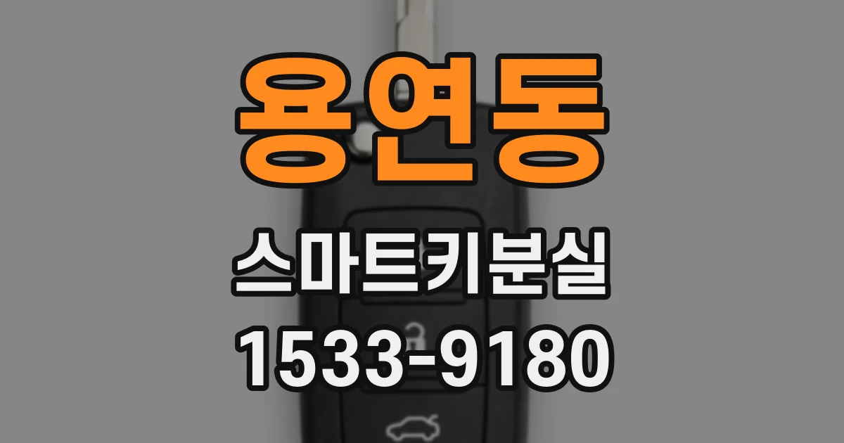 용연동 스마트키분실