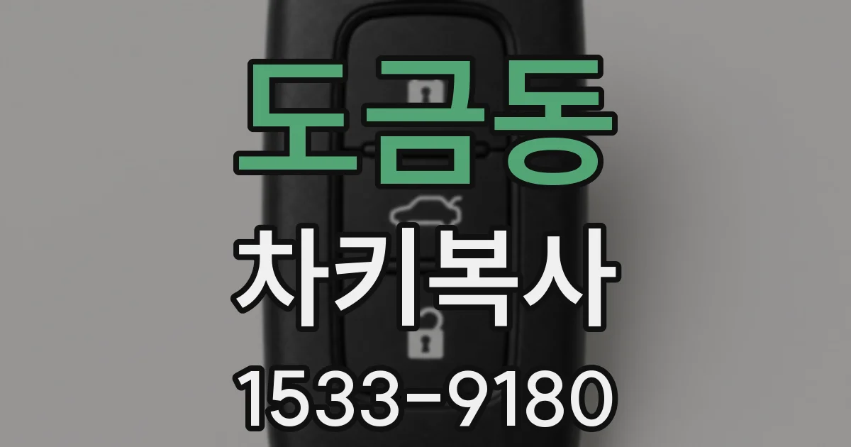 도금동 차키복사