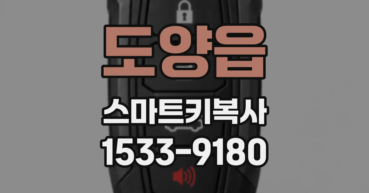 도양읍 스마트키복사