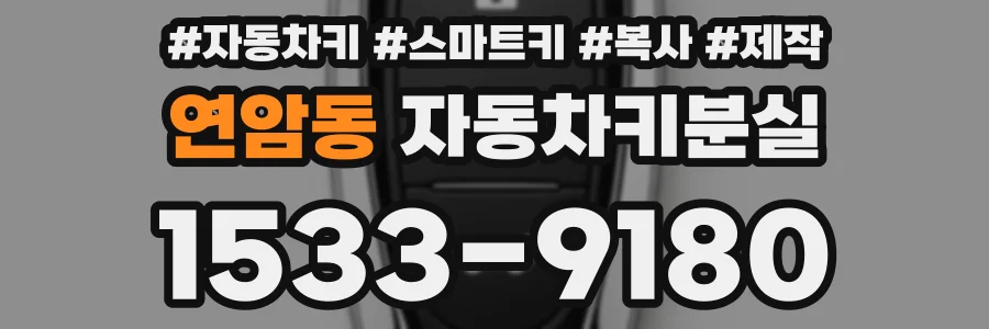연암동 자동차키분실