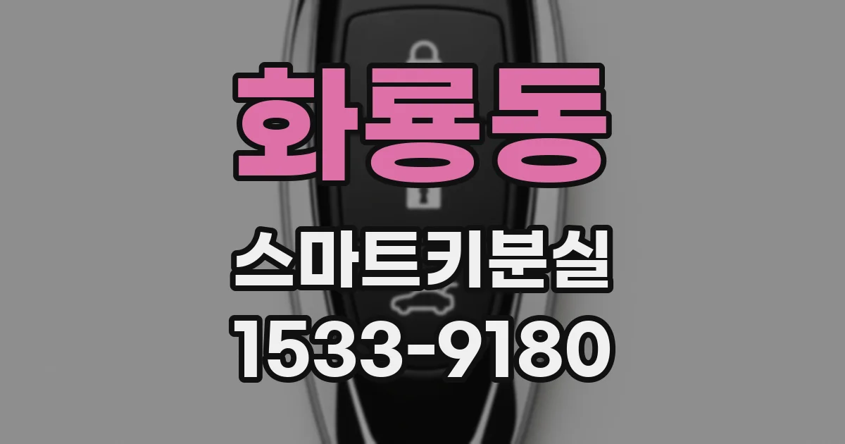 화룡동 스마트키분실