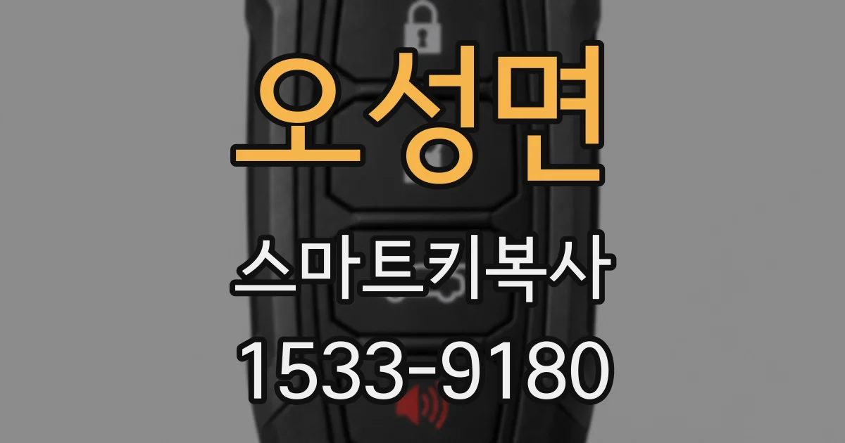 오성면 스마트키복사