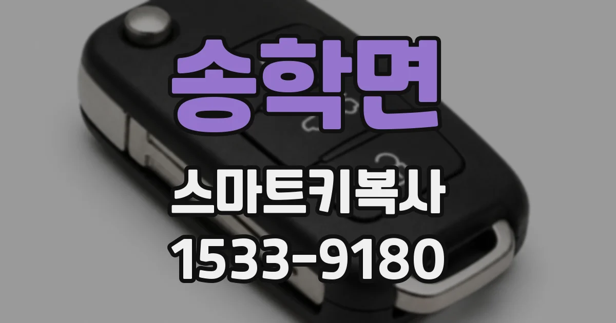 송학면 스마트키복사