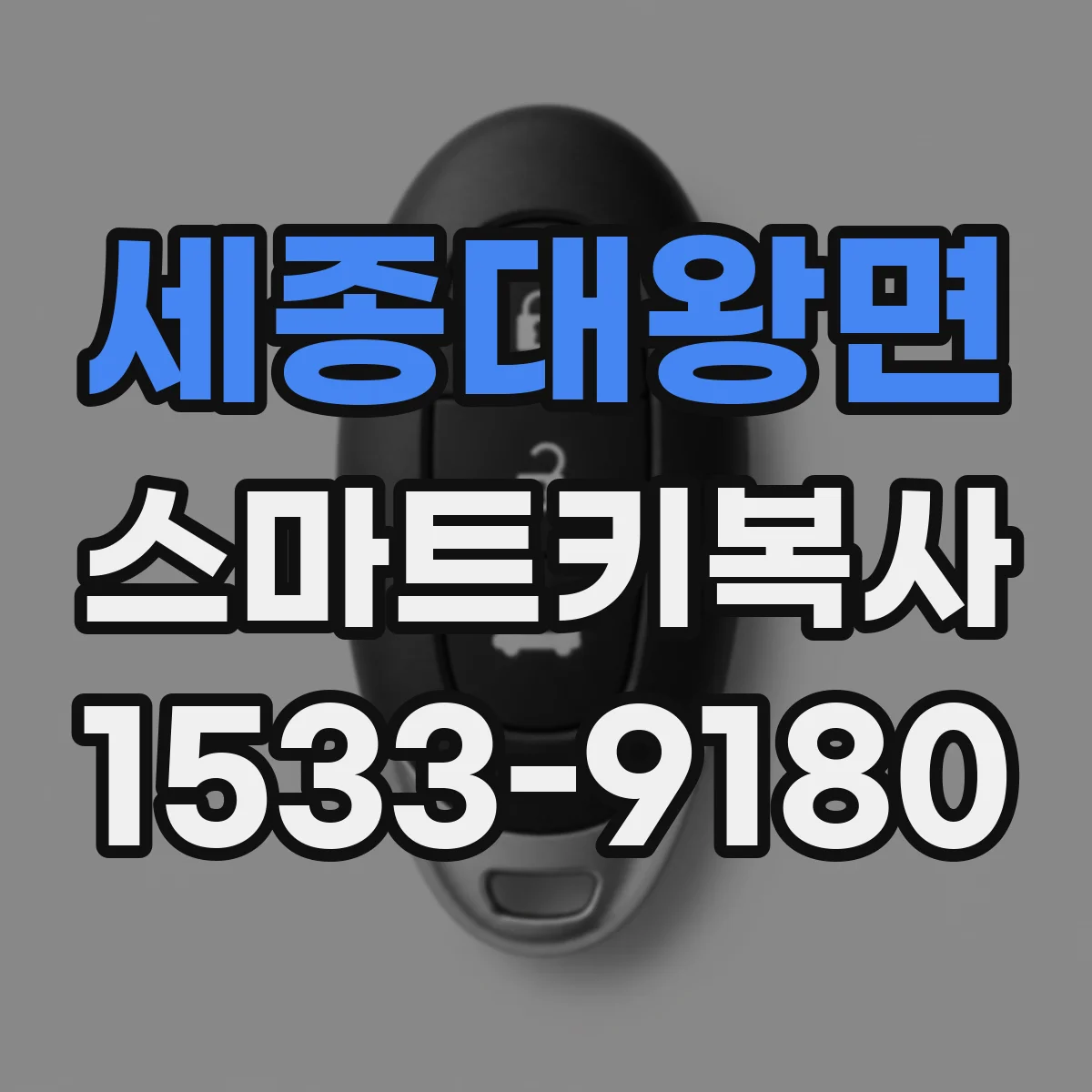세종대왕면 스마트키복사