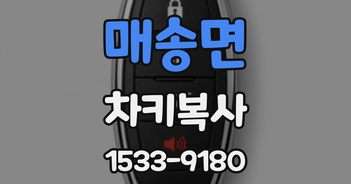 매송면 차키복사