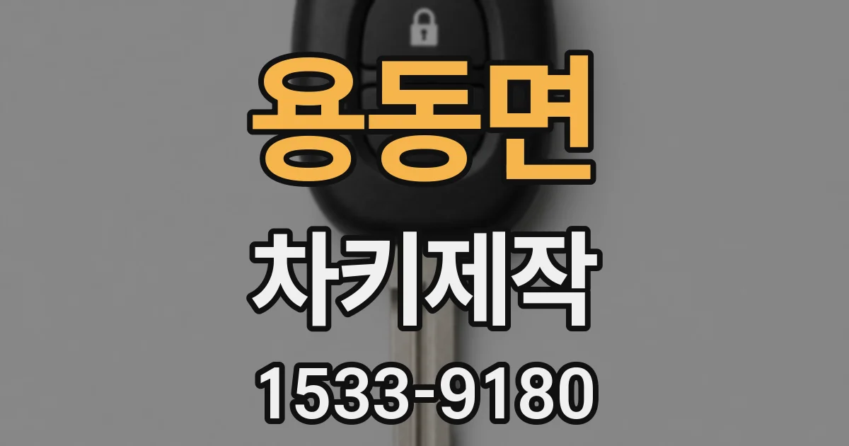 용동면 차키제작