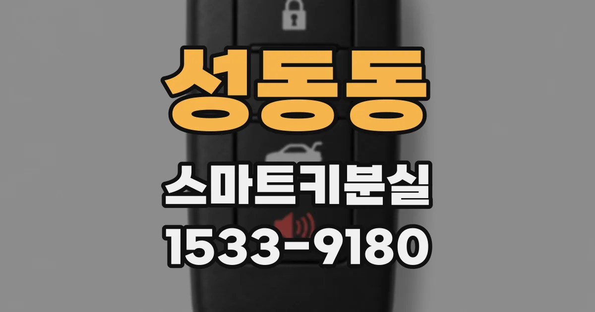 성동동 스마트키분실