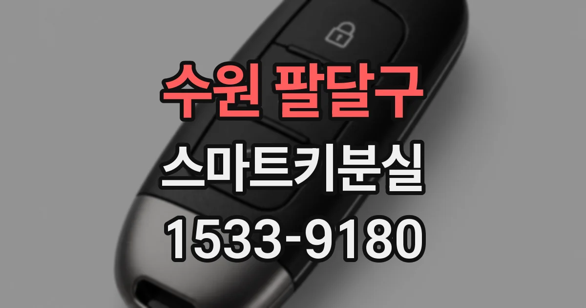 수원 팔달구 스마트키분실