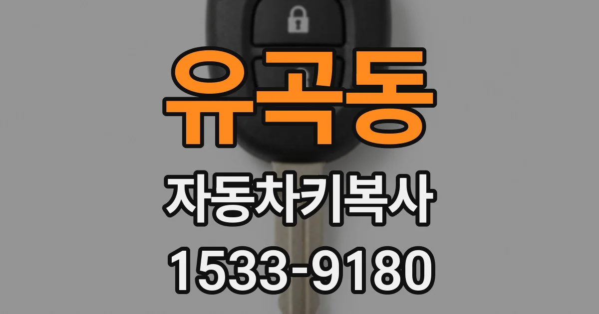 유곡동 자동차키복사