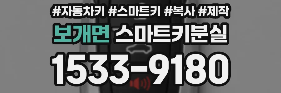 보개면 스마트키분실