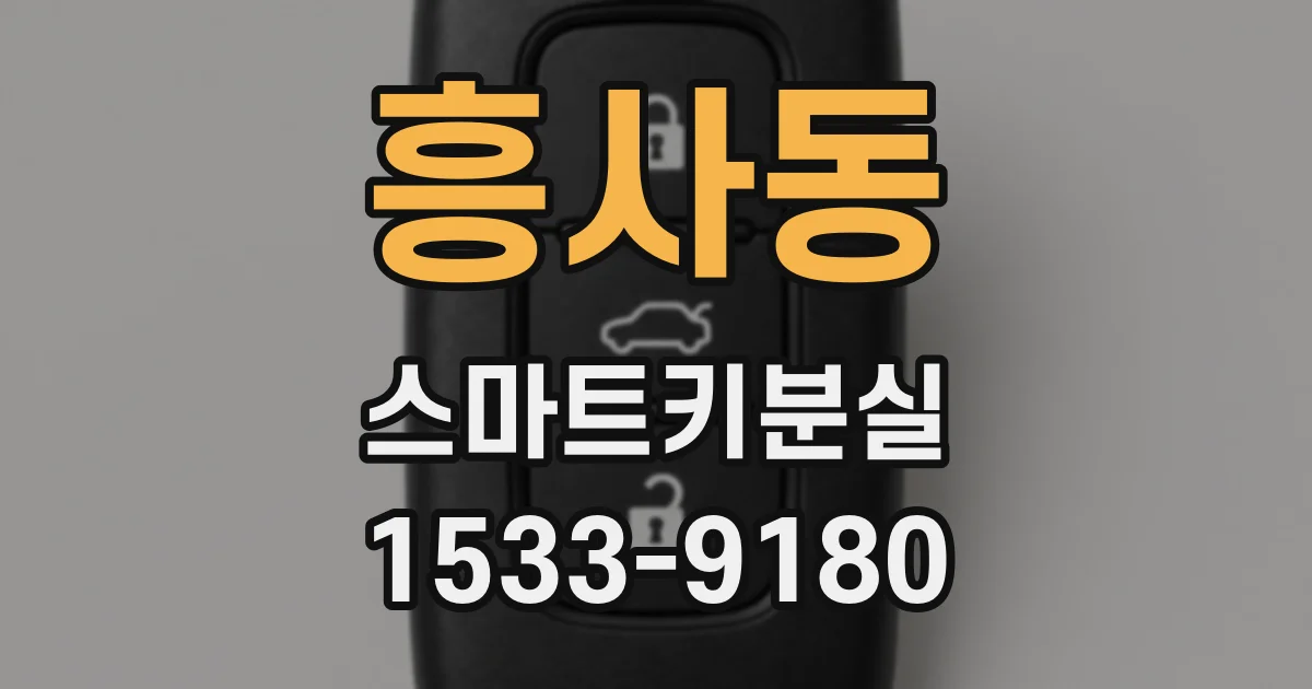 흥사동 스마트키분실